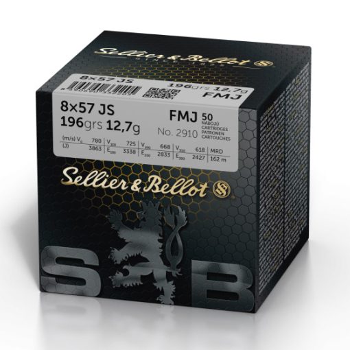 Sellier&Bellot 8x57 JS FMJ 50pcs Ammo